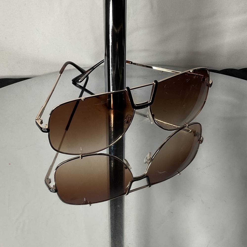 Stylish Brown Tinted Aviator Sunglasses